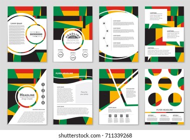 Abstract vector layout background set. For art template design, list, front page, mockup brochure theme style, banner, idea, cover, booklet, print, flyer, book, blank, card, ad, sign, sheet, a4.