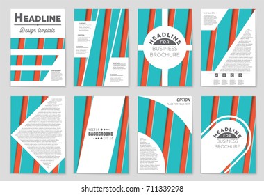Abstract vector layout background set. For art template design, list, front page, mockup brochure theme style, banner, idea, cover, booklet, print, flyer, book, blank, card, ad, sign, sheet, a4.