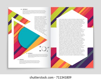 Abstract vector layout background set. For art template design, list, front page, mockup brochure theme style, banner, idea, cover, booklet, print, flyer, book, blank, card, ad, sign, sheet,, a4.