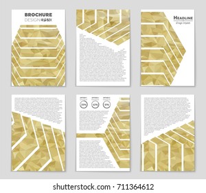 Abstract vector layout background set. For art template design, list, front page, mockup brochure theme style, banner, idea, cover, booklet, print, flyer, book, blank, card, ad, sign, sheet, a4