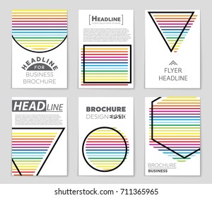 Abstract vector layout background set. For art template design, list, front page, mockup brochure theme style, banner, idea, cover, booklet, print, flyer, book, blank, card, ad, sign, sheet, a4.