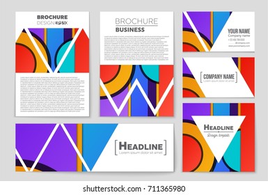 Abstract vector layout background set. For art template design, list, front page, mockup brochure theme style, banner, idea, cover, booklet, print, flyer, book, blank, card, ad, sign, sheet,, a4.