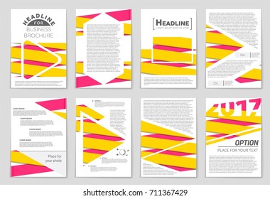 Abstract vector layout background set. For art template design, list, front page, mockup brochure theme style, banner, idea, cover, booklet, print, flyer, book, blank, card, ad, sign, sheet, a4.