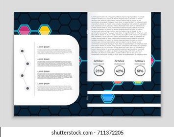Abstract vector layout background set. For art template design, list, front page, mockup brochure theme style, banner, idea, cover, booklet, print, flyer, book, blank, card, ad, sign, sheet, a4.