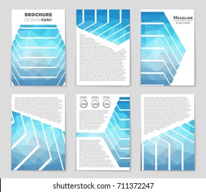 Abstract vector layout background set. For art template design, list, front page, mockup brochure theme style, banner, idea, cover, booklet, print, flyer, book, blank, card, ad, sign, sheet, a4