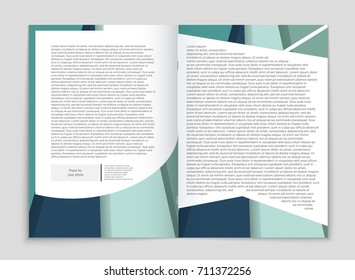 Abstract vector layout background set. For art template design, list, front page, mockup brochure theme style, banner, idea, cover, booklet, print, flyer, book, blank, card, ad, sign, sheet,, a4.