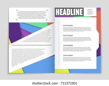 Abstract vector layout background set. For art template design, list, front page, mockup brochure theme style, banner, idea, cover, booklet, print, flyer, book, blank, card, ad, sign, sheet,, a4.