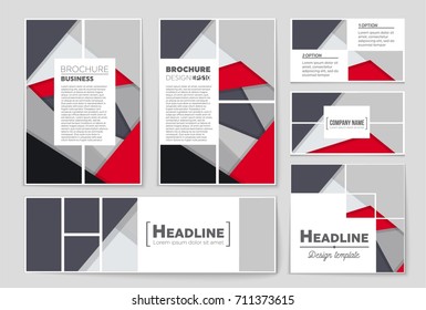 Abstract vector layout background set. For art template design, list, front page, mockup brochure theme style, banner, idea, cover, booklet, print, flyer, book, blank, card, ad, sign, sheet,, a4.