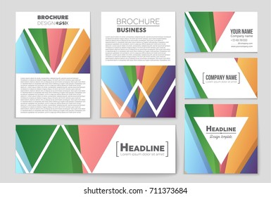 Abstract vector layout background set. For art template design, list, front page, mockup brochure theme style, banner, idea, cover, booklet, print, flyer, book, blank, card, ad, sign, sheet,, a4.
