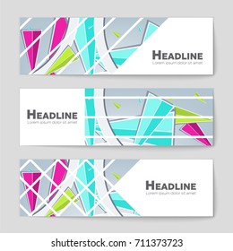 Abstract vector layout background set. For art template design, list, front page, mockup brochure theme style, banner, idea, cover, booklet, print, flyer, book, blank, card, ad, sign, sheet, a4.