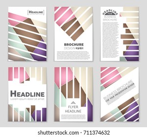 Abstract vector layout background set. For art template design, list, front page, mockup brochure theme style, banner, idea, cover, booklet, print, flyer, book, blank, card, ad, sign, sheet, a4
