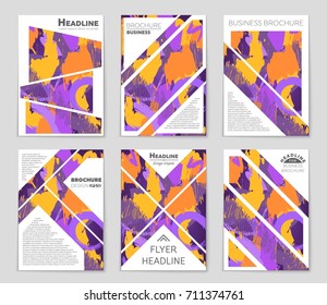 Abstract vector layout background set. For art template design, list, front page, mockup brochure theme style, banner, idea, cover, booklet, print, flyer, book, blank, card, ad, sign, sheet, a4
