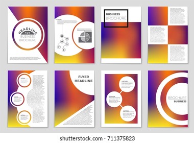 Abstract vector layout background set. For art template design, list, front page, mockup brochure theme style, banner, idea, cover, booklet, print, flyer, book, blank, card, ad, sign, sheet,, a4.