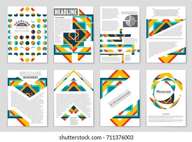 Abstract vector layout background set. For art template design, list, front page, mockup brochure theme style, banner, idea, cover, booklet, print, flyer, book, blank, card, ad, sign, sheet, a4.