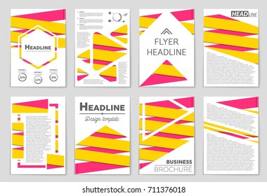 Abstract vector layout background set. For art template design, list, front page, mockup brochure theme style, banner, idea, cover, booklet, print, flyer, book, blank, card, ad, sign, sheet, a4.