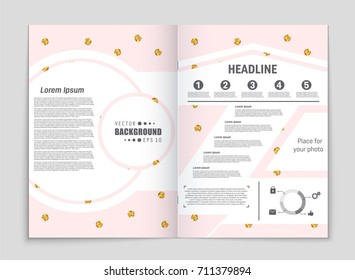 Abstract vector layout background set. For art template design, list, front page, mockup brochure theme style, banner, idea, cover, booklet, print, flyer, book, blank, card, ad, sign, sheet, a4