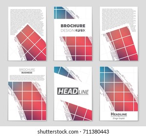 Abstract vector layout background set. For art template design, list, front page, mockup brochure theme style, banner, idea, cover, booklet, print, flyer, book, blank, card, ad, sign, sheet, a4.