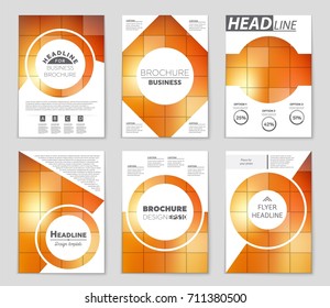 Abstract vector layout background set. For art template design, list, front page, mockup brochure theme style, banner, idea, cover, booklet, print, flyer, book, blank, card, ad, sign, sheet, a4.