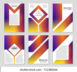 Abstract vector layout background set. For art template design, list, front page, mockup brochure theme style, banner, idea, cover, booklet, print, flyer, book, blank, card, ad, sign, sheet,, a4.