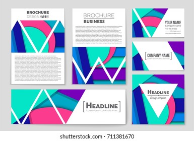 Abstract vector layout background set. For art template design, list, front page, mockup brochure theme style, banner, idea, cover, booklet, print, flyer, book, blank, card, ad, sign, sheet,, a4.