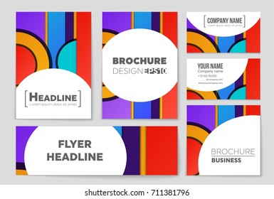 Abstract vector layout background set. For art template design, list, front page, mockup brochure theme style, banner, idea, cover, booklet, print, flyer, book, blank, card, ad, sign, sheet,, a4.
