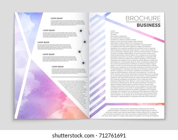 Abstract vector layout background set. For art template design, list, front page, mockup brochure theme style, banner, idea, cover, booklet, print, flyer, book, blank, card, ad, sign, sheet, a4