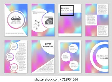 Abstract vector layout background set. For art template design, list, front page, mockup brochure theme style, banner, idea, cover, booklet, print, flyer, book, blank, card, ad, sign, sheet,, a4.