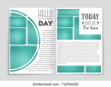 Abstract vector layout background set. For art template design, list, front page, mockup brochure theme style, banner, idea, cover, booklet, print, flyer, book, blank, card, ad, sign, sheet, a4