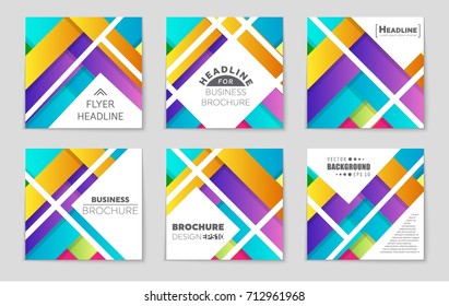 Abstract vector layout background set. For art template design, list, front page, mockup brochure theme style, banner, idea, cover, booklet, print, flyer, book, blank, card, ad, sign, sheet,, a4.
