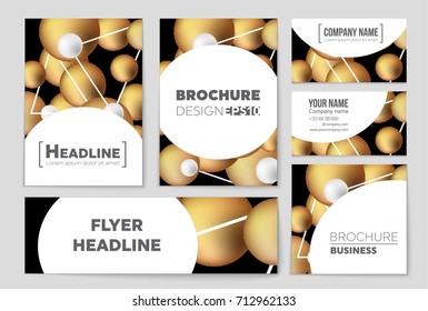 Abstract vector layout background set. For art template design, list, front page, mockup brochure theme style, banner, idea, cover, booklet, print, flyer, book, blank, card, ad, sign, sheet, a4.
