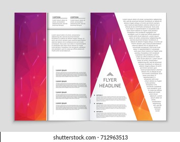 Abstract vector layout background set. For art template design, list, front page, mockup brochure theme style, banner, idea, cover, booklet, print, flyer, book, blank, card, ad, sign, sheet, a4