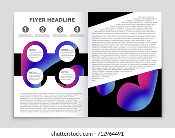 Abstract vector layout background set. For art template design, list, front page, mockup brochure theme style, banner, idea, cover, booklet, print, flyer, book, blank, card, ad, sign, sheet, a4