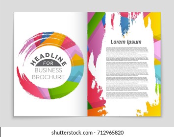 Abstract vector layout background set. For art template design, list, front page, mockup brochure theme style, banner, idea, cover, booklet, print, flyer, book, blank, card, ad, sign, sheet,, a4.