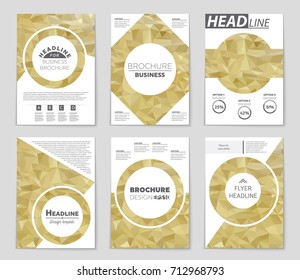 Abstract vector layout background set. For art template design, list, front page, mockup brochure theme style, banner, idea, cover, booklet, print, flyer, book, blank, card, ad, sign, sheet, a4