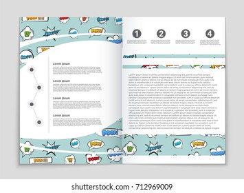 Abstract vector layout background set. For art template design, list, front page, mockup brochure theme style, banner, idea, cover, booklet, print, flyer, book, blank, card, ad, sign, sheet, a4.