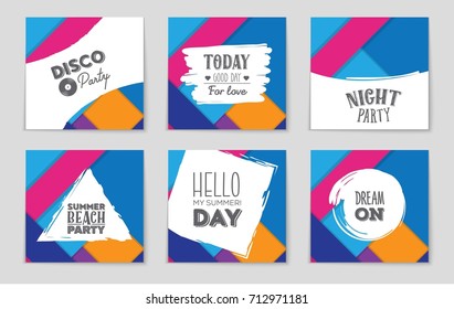Abstract vector layout background set. For art template design, list, front page, mockup brochure theme style, banner, idea, cover, booklet, print, flyer, book, blank, card, ad, sign, sheet,, a4.