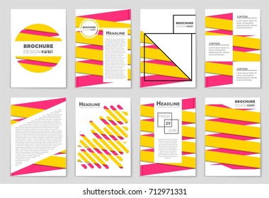 Abstract vector layout background set. For art template design, list, front page, mockup brochure theme style, banner, idea, cover, booklet, print, flyer, book, blank, card, ad, sign, sheet, a4.