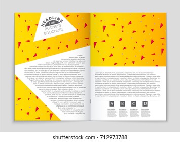 Abstract vector layout background set. For art template design, list, front page, mockup brochure theme style, banner, idea, cover, booklet, print, flyer, book, blank, card, ad, sign, sheet, a4