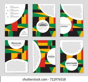 Abstract vector layout background set. For art template design, list, front page, mockup brochure theme style, banner, idea, cover, booklet, print, flyer, book, blank, card, ad, sign, sheet, a4.