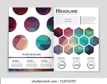 Abstract vector layout background set. For art template design, list, front page, mockup brochure theme style, banner, idea, cover, booklet, print, flyer, book, blank, card, ad, sign, sheet, a4