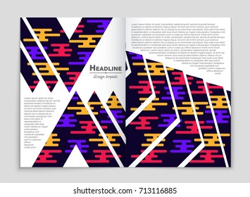 Abstract vector layout background set. For art template design, list, front page, mockup brochure theme style, banner, idea, cover, booklet, print, flyer, book, blank, card, ad, sign, sheet, a4.