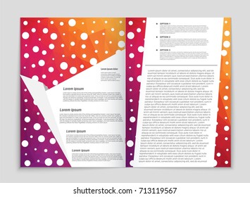 Abstract vector layout background set. For art template design, list, front page, mockup brochure theme style, banner, idea, cover, booklet, print, flyer, book, blank, card, ad, sign, sheet, a4