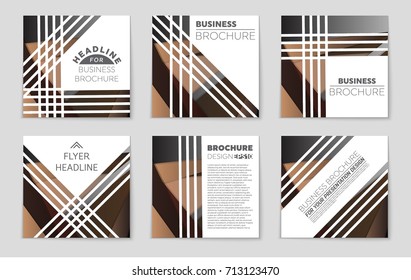 Abstract vector layout background set. For art template design, list, front page, mockup brochure theme style, banner, idea, cover, booklet, print, flyer, book, blank, card, ad, sign, sheet,, a4.