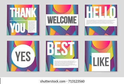 Abstract vector layout background set. For art template design, list, front page, mockup brochure theme style, banner, idea, cover, booklet, print, flyer, book, blank, card, ad, sign, sheet,, a4.