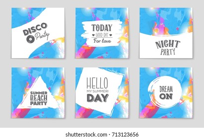 Abstract vector layout background set. For art template design, list, front page, mockup brochure theme style, banner, idea, cover, booklet, print, flyer, book, blank, card, ad, sign, sheet, a4