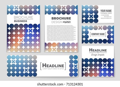 Abstract vector layout background set. For art template design, list, front page, mockup brochure theme style, banner, idea, cover, booklet, print, flyer, book, blank, card, ad, sign, sheet,, a4.