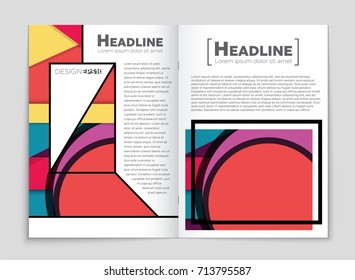 Abstract vector layout background set. For art template design, list, front page, mockup brochure theme style, banner, idea, cover, booklet, print, flyer, book, blank, card, ad, sign, sheet,, a4.