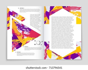 Abstract vector layout background set. For art template design, list, front page, mockup brochure theme style, banner, idea, cover, booklet, print, flyer, book, blank, card, ad, sign, sheet, a4