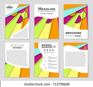 Abstract vector layout background set. For art template design, list, front page, mockup brochure theme style, banner, idea, cover, booklet, print, flyer, book, blank, card, ad, sign, sheet,, a4.