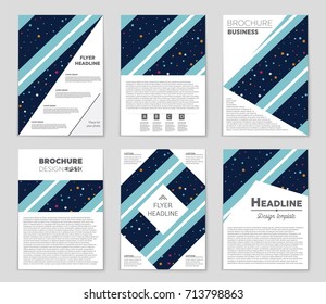 Abstract vector layout background set. For art template design, list, front page, mockup brochure theme style, banner, idea, cover, booklet, print, flyer, book, blank, card, ad, sign, sheet, a4